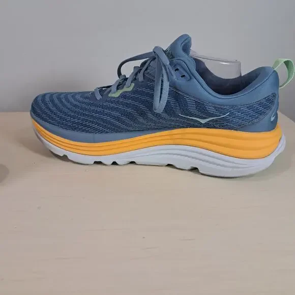 Hoka Gaviota 5 Men's Running Walking Shoe Size 11.5 D Blue Orange - Picture 6 of 12